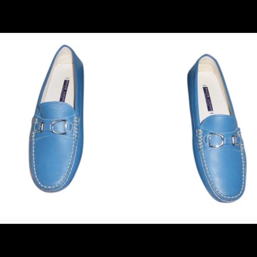 Blue comfortable Ralph Lauren loafers